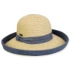 Women's Beige, Paperbraid Up Brim, Brim 3.25"+1.25" Up Turn | Sun N Sand | HH3211 B