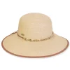 Women's Beige, Paperbraid Backless, Brim 4" | Sun N Sand | HH3237 B