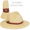 Women's Beige, Paperbraid Safari, Brim 2.5" | Sun N Sand | HH3330 A