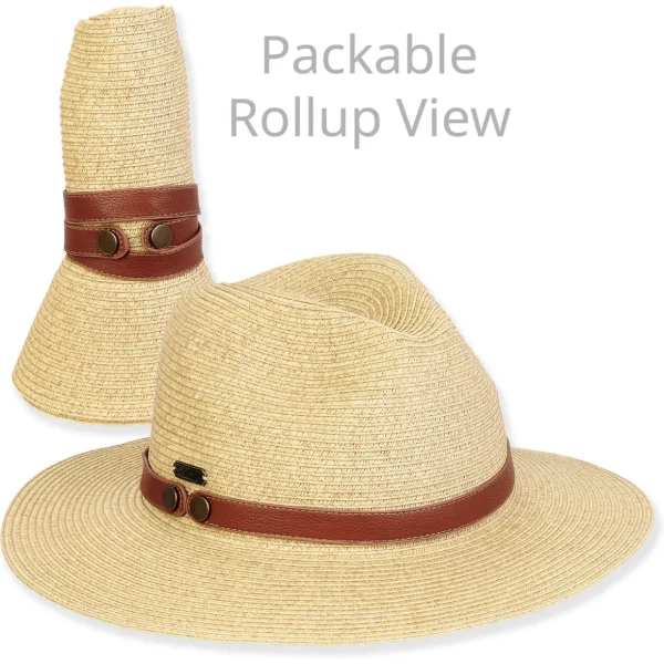 Women's Beige, Paperbraid Safari, Brim 2.5" | Sun N Sand | HH3330 A