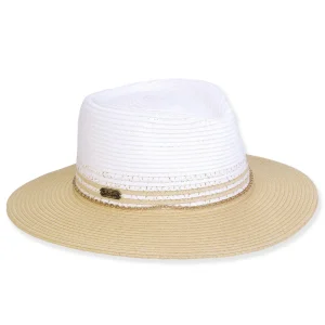 Women's Beige, Paperbraid Safari, Brim 2.75" | Sun N Sand | HH3310 A