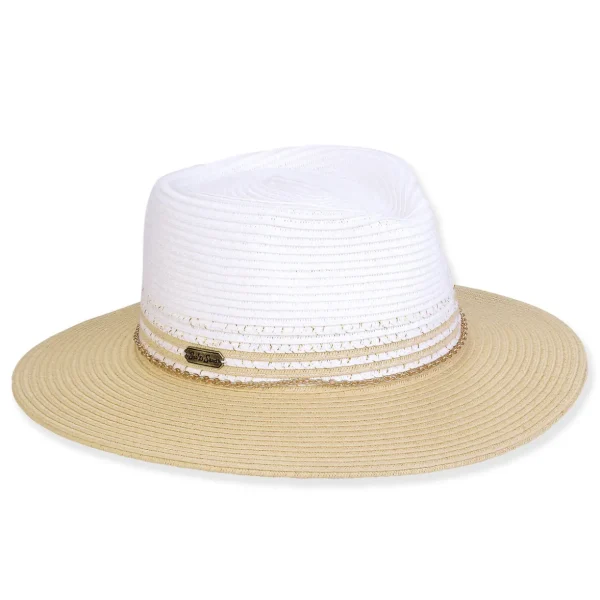 Women's Beige, Paperbraid Safari, Brim 2.75" | Sun N Sand | HH3310 A
