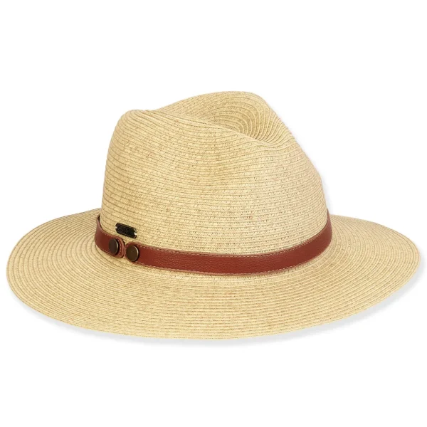 Women's Beige, Paperbraid Safari, Brim 2.5" | Sun N Sand | HH3330 A