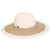 Women's Beige, Paperbraid/Ribbon Floppy, Brim 4.5" | Sun N Sand | HH3191 B