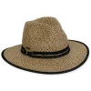 Women's Black, Paperbraid Safari, Brim 3" | Sun N Sand | HH3264 B