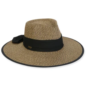 Women's Black, Paperbraid Safari, Brim 4" | Sun N Sand | HH3251 B