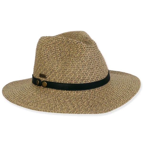 Women's Black, Paperbraid Safari, Brim 2.5" | Sun N Sand | HH3330 B