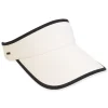 Women's Black, Polyester Visor, Brim 4" | Sun N Sand | HH3312 B
