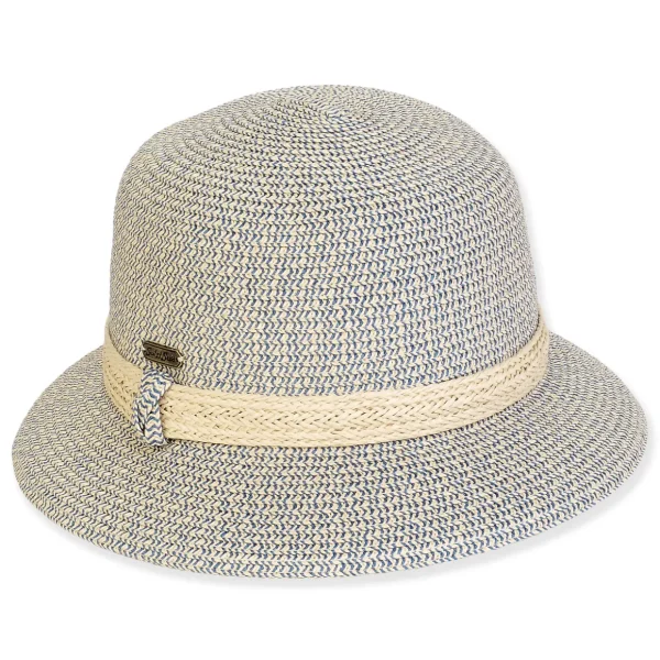 Women's Blue, Paperbraid Bucket, Brim 2.5" | Sun N Sand | HH3225 B