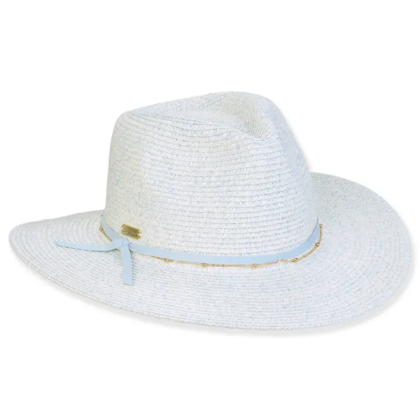 Women's Blue, Paperbraid Safari, Brim 3" | Sun N Sand | HH3273 B