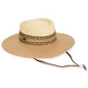 Women's Brown, Paperbraid Gambler, Brim 3.5" | Sun N Sand | HH3215