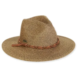 Women's Brown, Paperbraid Safari, Brim 3" | Sun N Sand | HH3267 B