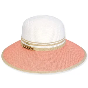 Women's Coral, Paperbraid Bucket, Brim 4" | Sun N Sand | HH3221 A