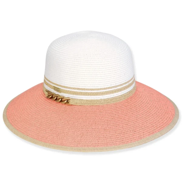Women's Coral, Paperbraid Bucket, Brim 4" | Sun N Sand | HH3221 A