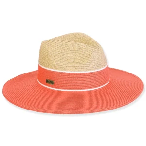 Women's Coral, Paperbraid Safari, Brim 3.5" | Sun N Sand | HH3394 A