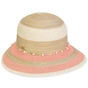 Women's Coral, Paperbraid/Poly Braid Backless, Brim 3" | Sun N Sand | HH3240 A