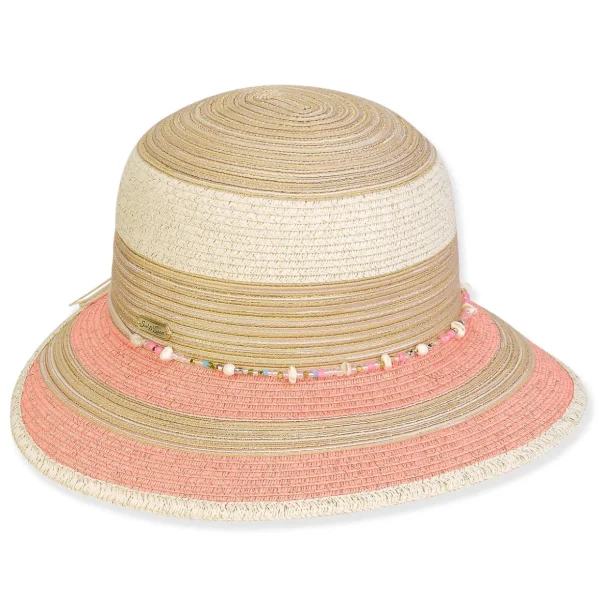 Women's Coral, Paperbraid/Poly Braid Backless, Brim 3" | Sun N Sand | HH3240 A