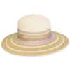 Women's Ecru, Paperbraid Flat Top Floppy, Brim 4" | Sun N Sand | HH3209 A