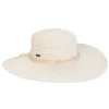 Women's Ecru, Paperbraid Flat Top Floppy, Brim 4.5" | Sun N Sand | HH3205 A