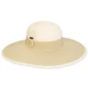 Women's Ecru, Paperbraid Floppy, Brim 4.5" | Sun N Sand | HH3184 A