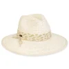 Women's Ecru, Paperbraid Safari, Brim 3.5" | Sun N Sand | HH3257