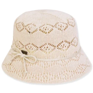 Women's Ecru, Polyester Bucket, Brim 2" | Sun N Sand | HH3331 A