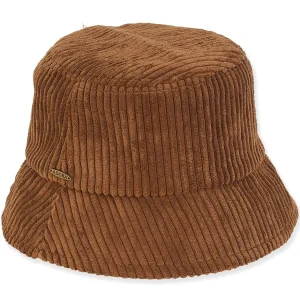 Women's Fashion Fabrics Corduroy Bucket | AD1501