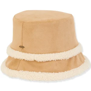 Women's Fashion Fabrics Plush Lining Bucket | AD1491