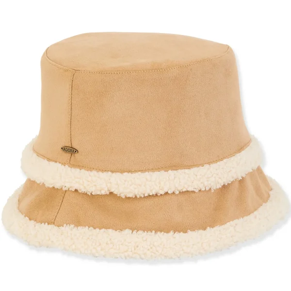 Women's Fashion Fabrics Plush Lining Bucket | AD1491