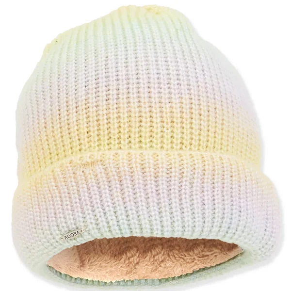 Women's Fashion Fabrics Plush Lined Beanie | AD1475
