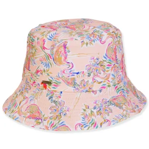 Women's Flamingo, Poly Cotton Bucket, Brim 2.5" | Sun N Sand | HH3352