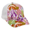 Women's Floral, Poly Trucker Cap, Brim 3" | Sun N Sand | HH3415