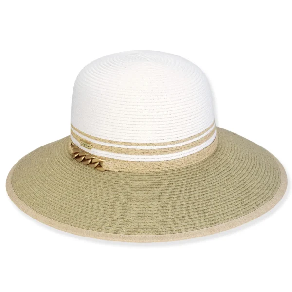 Women's Green, Paperbraid Bucket, Brim 4" | Sun N Sand | HH3221 B