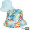 Women's Hibiscus, Cotton/Terry Bucket, Brim 2.5" | Sun N Sand | HH3420