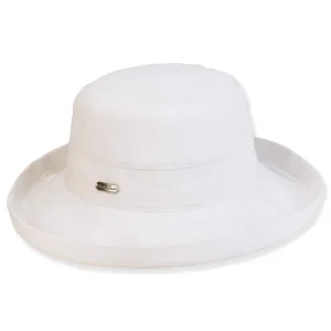 Women's Ivory, Linen Up Brim, Brim 2.5"+1" Up Turn | Sun N Sand | HH3411 A
