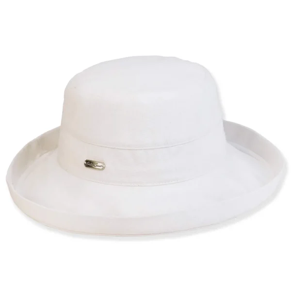 Women's Ivory, Linen Up Brim, Brim 2.5"+1" Up Turn | Sun N Sand | HH3411 A