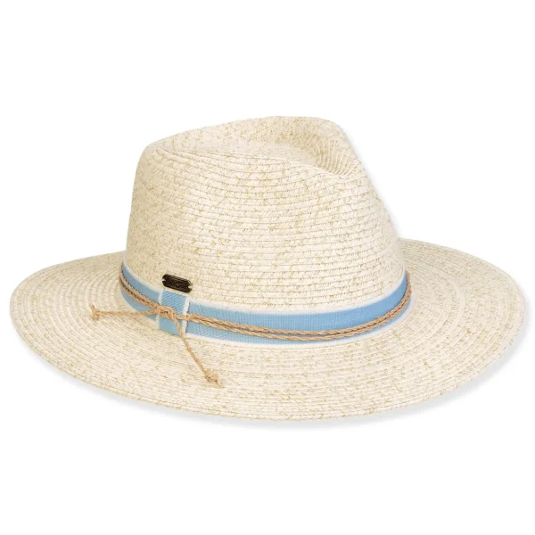 Women's Ivory, Paperbraid Fedora, Brim 2.5" | Sun N Sand | HH3281 A
