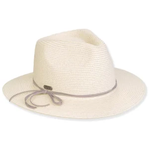 Women's Ivory, Paperbraid Fedora, Brim 2.5" | Sun N Sand | HH3282 A