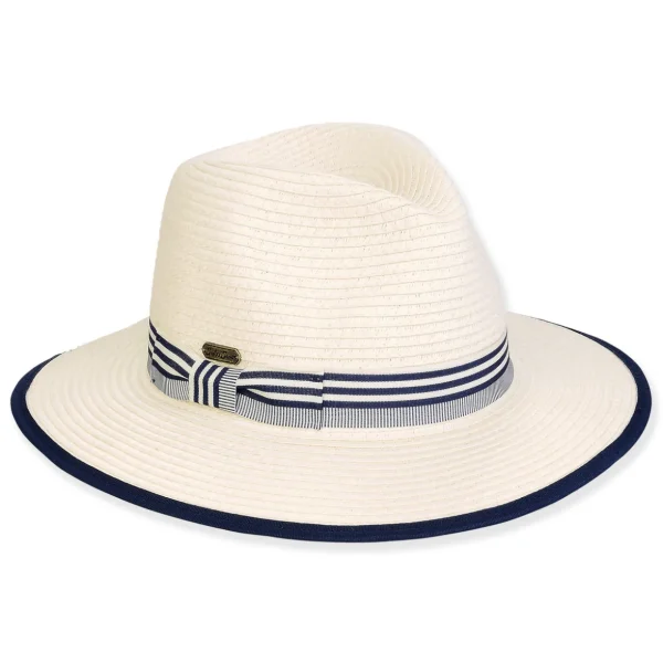 Women's Ivory, Paperbraid Fedora, Brim 2.5" | Sun N Sand | HH3280