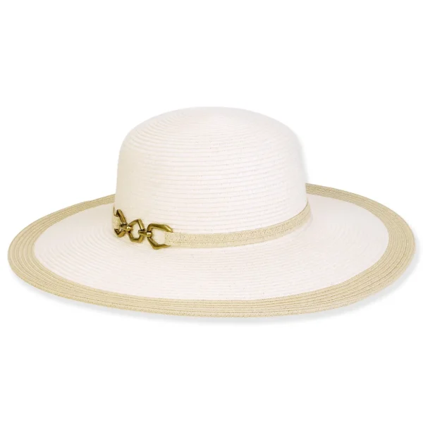 Women's Ivory, Paperbraid Floppy, Brim 4" | Sun N Sand | HH3279 A