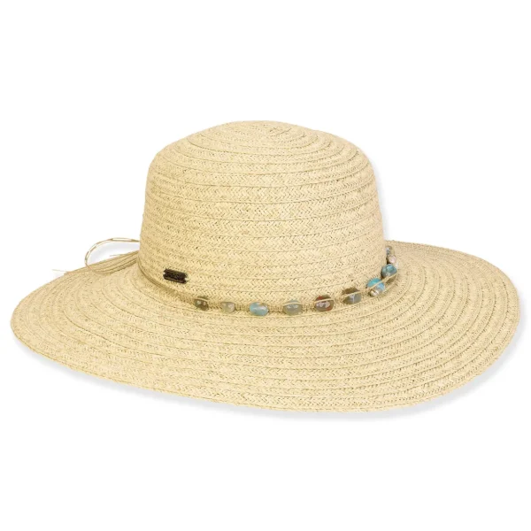 Women's Ivory, Paperbraid Floppy, Brim 4" | Sun N Sand | HH3198 A