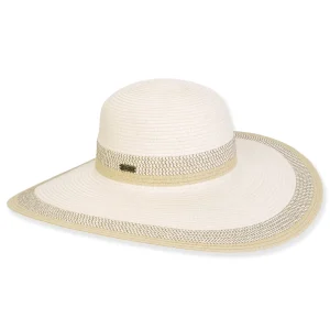 Women's Ivory, Paperbraid Floppy, Brim 5" | Sun N Sand | HH3190 A