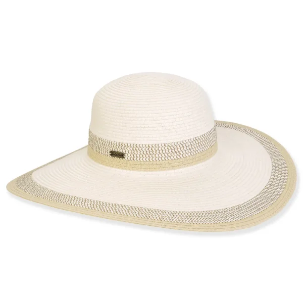 Women's Ivory, Paperbraid Floppy, Brim 5" | Sun N Sand | HH3190 A