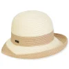 Women's Ivory, Paperbraid Bucket, Brim 3.25"-2" On Side UpTurn | Sun N Sand | HH3228 A