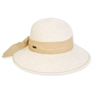 Women's Ivory, Paperbraid Bucket, Brim 3.5" | Sun N Sand | HH3227 A