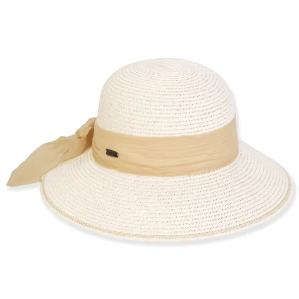 Women's Ivory, Paperbraid Bucket, Brim 3.5" | Sun N Sand | HH3227 A