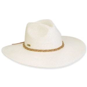 Women's Ivory, Paperbraid Safari, Brim 4" | Sun N Sand | HH3272 A