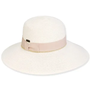 Women's Ivory, Paperbraid Bucket, Brim 4" | Sun N Sand | HH3217 A