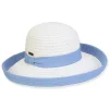 Women's Ivory, Paperbraid Up Brim, Brim 3.25"+1.25" Up Turn | Sun N Sand | HH3211 A