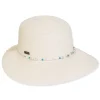 Women's Ivory, Paperbraid Tapered, Brim 3.5"-2" | Sun N Sand | HH3274 A